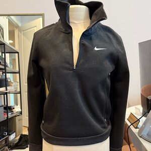 Women’s Nike Golf  Charcoal Zip-Up Sweater